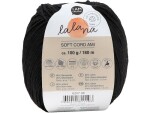 lalana Wolle Soft Cord Ami 100 g, Schwarz, Packungsgrösse