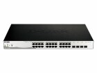 D-Link PoE+ Switch DGS-1210-28MP 28 Port, SFP Anschlüsse: 4