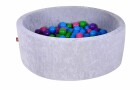 Knorrtoys Bällebad Soft ? Grey 300 balls softcolor