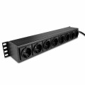 LINDY 8 Way Schuko PDU, with switches