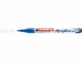 edding Acrylmarker 5300 Fein, Blau