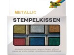 Folia Stempelkissen Metallic Mehrfarbig, Detailfarbe