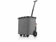 Reisenthel Einkaufsroller carrycruiser 40l twist silver, 42 x 47.5 x