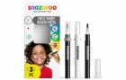 Snazaroo Zubehör Pinselstift Set 5 Schwarz/Weiss, Set: Ja