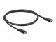 DeLock USB4-Kabel 40 Gbps koaxial USB C - USB