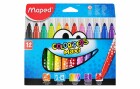 maped Color Peps Maxi 12 Stück, Strichstärke: Keine Angabe