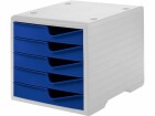 Styro Schubladenbox Styroswingbox Lichtgrau/Blau, Anzahl