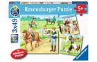 Ravensburger Puzzle Ein Tag auf dem Reiterhof, Motiv: Tiere