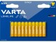 Varta Longlife - Batteria 10 x AAA / LR03 - Alcalina