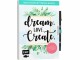 EMF Handbuch Handlettering Dream Love Create Seiten
