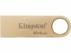 Kingston DataTraveler SE9 G3 - Clé USB - 64 Go - USB 3.2 Gen 1 - or