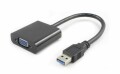 MicroConnect - Externer Videoadapter - USB 3.0 - VGA - Schwarz