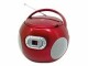 Bild 1 soundmaster Radio/CD-Player SCD2120 Rot, Radio Tuner: FM