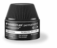 STAEDTLER Lumocolor permanent 15ml 48717-9 schwarz, Kein