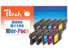 Peach Tinte Brother Nr. LC-980/1100 4x BK