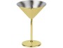 Paderno Cocktailglas 200 ml, 1 Stück, Gold, Material: Edelstahl