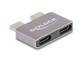 DeLock USB-Adapter 40 Gbps USB-C Stecker - USB-C Buchse