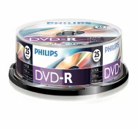 Philips DVD-R Spindle 4.7GB 5749 16x 25 Pcs, Kein