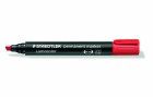 Staedtler Permanent-Marker Lumocolor 350 Rot, permanent