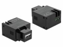 DeLock Keystone-Modul USB Typ-A Ladebuchse Schwarz, 5V /2.1A