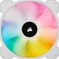 Corsair SP Series, White SP120 RGB ELITE, 120mm RGB LED Fan with AirGuide, Single Pack