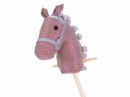 knorrtoys Steckenpferd Pink Horse Nature/Rosa