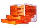 Styro Schubladenbox Swingbox NEONline Orange, Anzahl