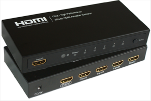 MicroConnect HDMI Switch 5 IN - 1 OUT 