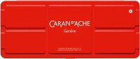 Caran d'Ache Deckfarbe Gouache 2001.312 12 Tuben Metallbox, Pinsel