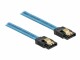 Image 4 DeLock SATA-Kabel UV Leuchteffekt blau 0.5