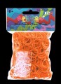 Rainbow Loom® Gummibänder neon orange opaque