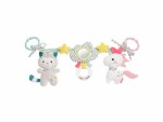 fehn Kinderwagenkette Aiko & Yuki, Material: Velour, Druckstoff