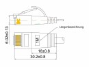 SLIM Slimpatchkabel RJ-45 - RJ-45, Cat 6, U/FTP, 15