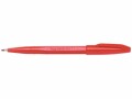 pentel Filzstift Sign Pen S520 1.0 mm, Rot, Strichstärke
