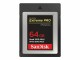SanDisk Extreme Pro - Scheda di memoria flash - 64 GB - CFexpress