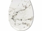 Kleine Wolke Toilettensitz Marble mit Absenkautomatik, Grau/Weiss