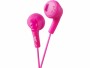 JVC In-Ear-Kopfhörer HA-F160 ? Pink, Detailfarbe: Pink