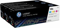 Hewlett-Packard HP Toner Tri-Pack 128A CMY CF371AM Color LJ Pro