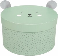 JABADABADO Aufbewahrungsbox 2 Stück A3215 Teddy, blau ø 23