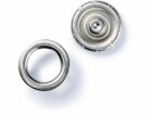 Prym Druckknöpfe Jersey Ring Silber, 10 mm, 20 Stück