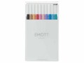 Uni Fineliner Emott Soft Pastell 0.4 mm, 10er-Set