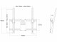 Multibrackets Wandhalterung 6108 Weiss, Eigenschaften: Neigbar