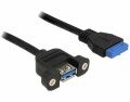 DeLock USB3.0 Pinheaderkabel 50 cm intern, Datenanschluss Seite