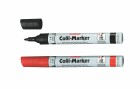 Herlitz Flipchart-Marker Colli 1-4 mm, 2 Stück, Rot/Schwarz