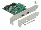 DeLock PCI-Express-Karte 90493 USB-C - 2