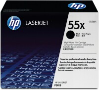 Hewlett-Packard HP Toner-Modul 55X schwarz CE255X LaserJet P3015 12'500