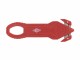WEDO Cutter Basic 19 mm, Detailfarbe: Rot, Klingenform: Gerade