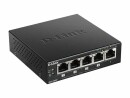 D-Link PoE+ Switch DGS-1005P/E 5 Port, SFP Anschlüsse: 0