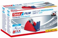 TESA Tischabroller EasyCut 33mx19mm 574210000 rot/blau, Kein