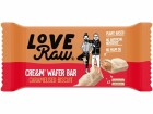 LOVE RAW Schokoladenriegel Caramelised Biscuit Cre&m Wafer Bars